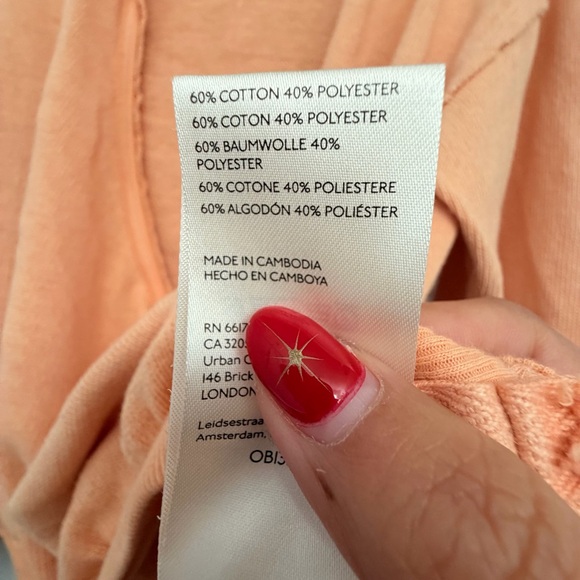 Free People we the free Anyway Surplice Sweatshirt M - Picture 4 of 7